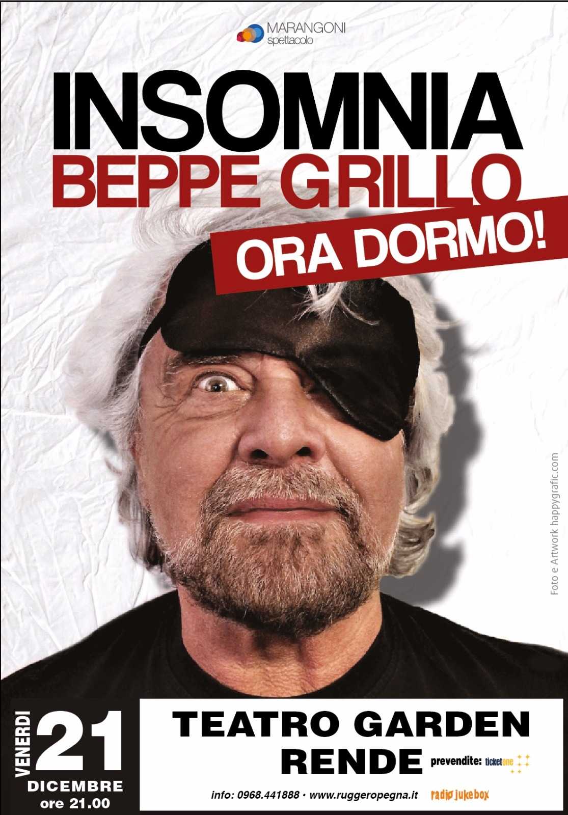 Verso il tutto esaurito per Beppe Grillo che torna in Calabria con il nuovo spettacolo a dicembre