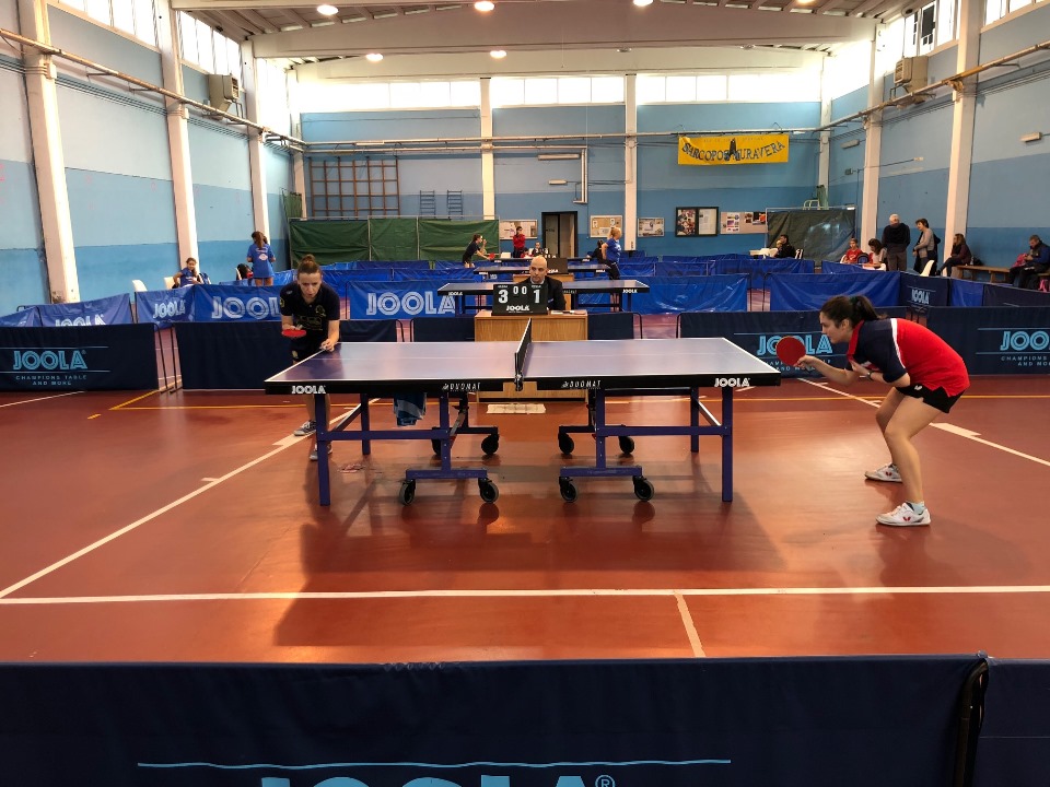 La serie B femminile del tennistavolo Norbello fa dimenticare i guai nelle più alte quote