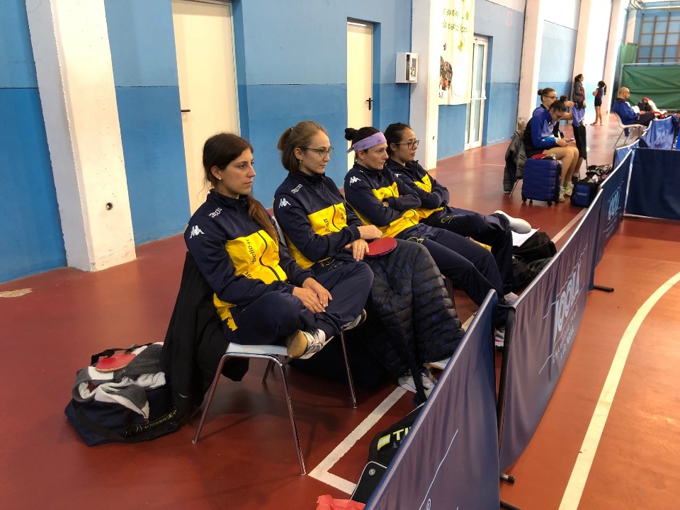 La serie B femminile del tennistavolo Norbello fa dimenticare i guai nelle più alte quote