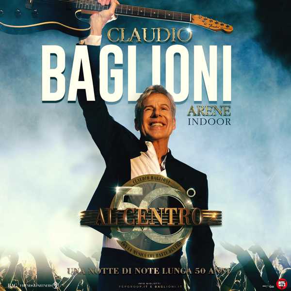 Claudio Baglioni “Al centro” a Reggio Calabria – il concerto il prossimo 26 marzo al Palacalafiore