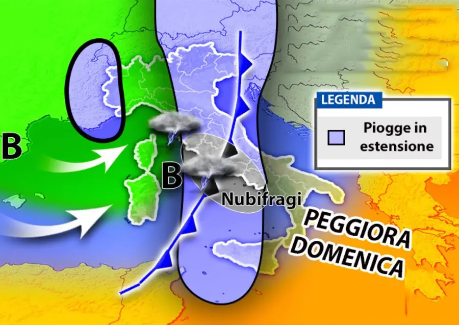 Meteo: Weekend rischio alluvioni, su molte regioni, ecco il dettaglio su Nord, Centro, Sud e Isole