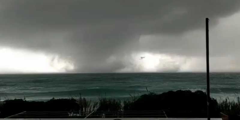 Pioggia vento e tornado nel Sud Salento