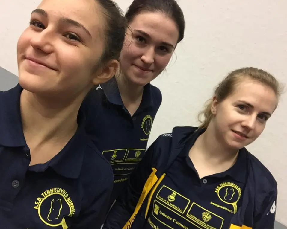 Tennistavolo Norbello: qualificazione in Coppa Italia femminile e primo punto in A1 maschile