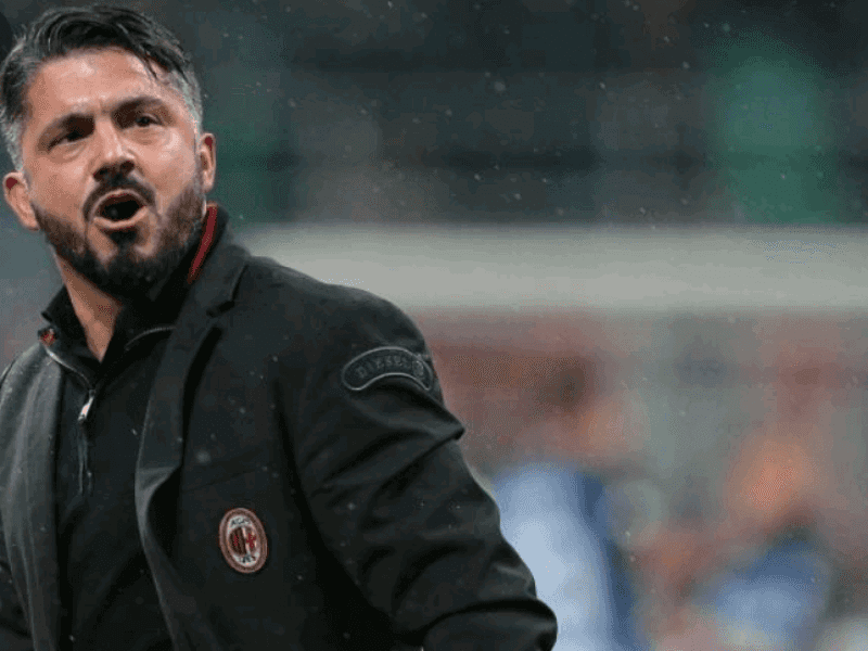 Gattuso festeggia il suo primo anno al Milan. É terzo per punti conquistati