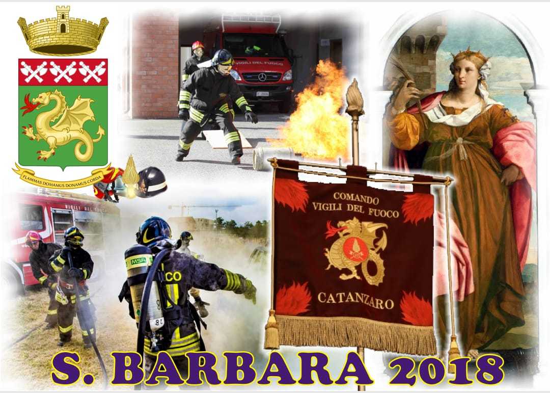 Festività di S. Barbara patrona del corpo nazionale dei Vigili del fuoco