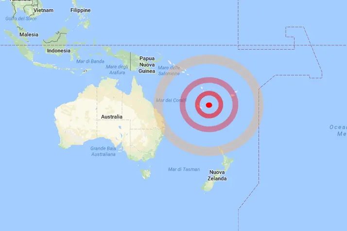 Nuova Caledonia, allarme tsunami dopo terremoto: evacuate zone costiere