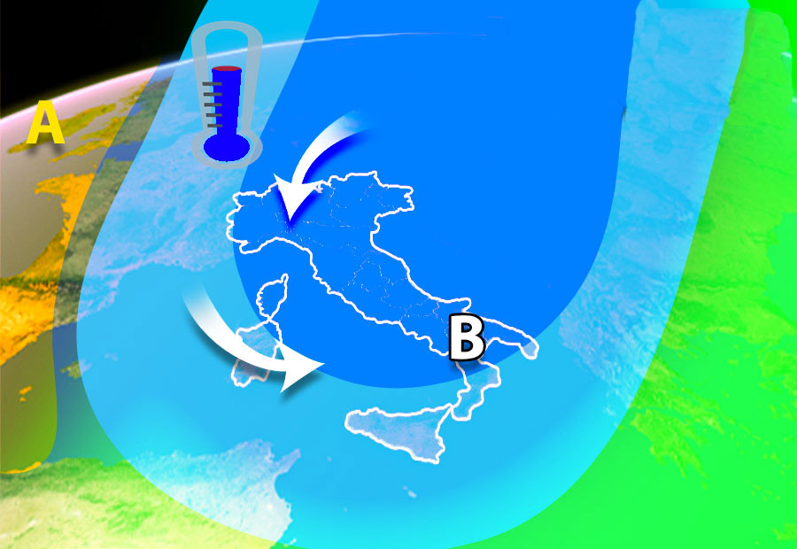 Meteo: dal Polo Nord il grande freddo, crollo di 10C. Ecco il dettaglio Su Nord, Centro, Sud e Isole