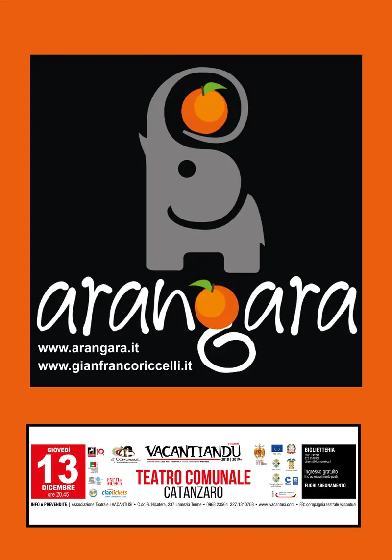 Arangara al teatro comunale di Catanzaro con la prima del nuovo album “Andrea e la Montagna”
