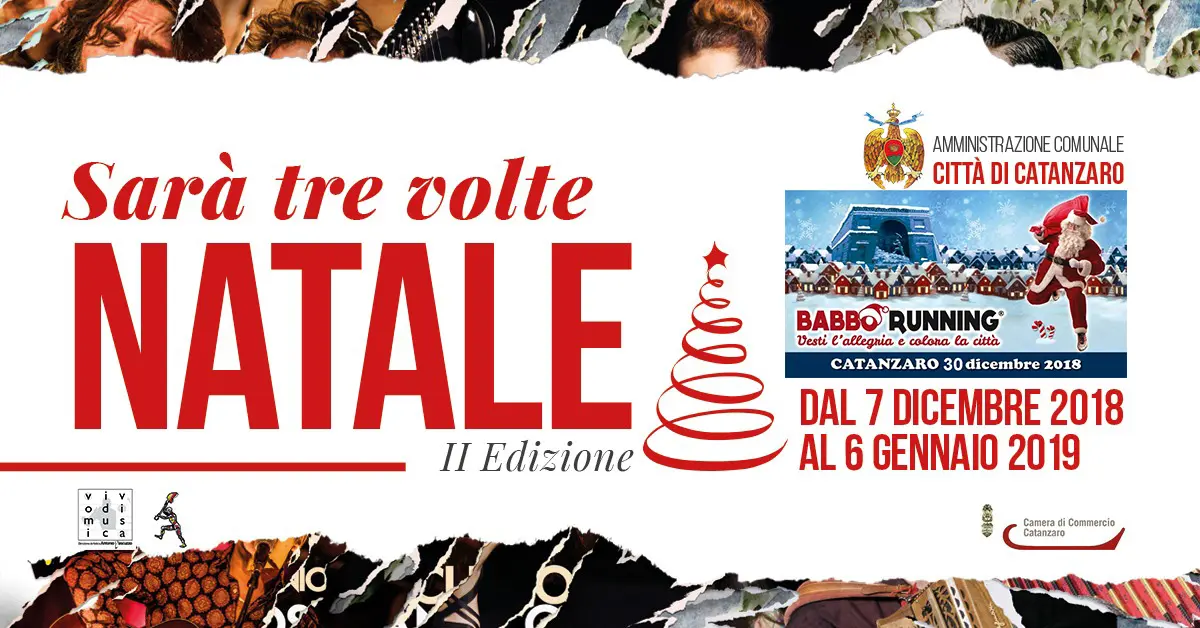 Sarà tre volte natale - II Edizione Confermata nuova data per la Babbo Running: il 30 dicembre