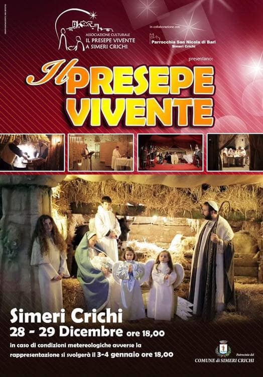 “Il Presepe Vivente a Simeri Crichi”, “Betlemme di 2000 anni fa”