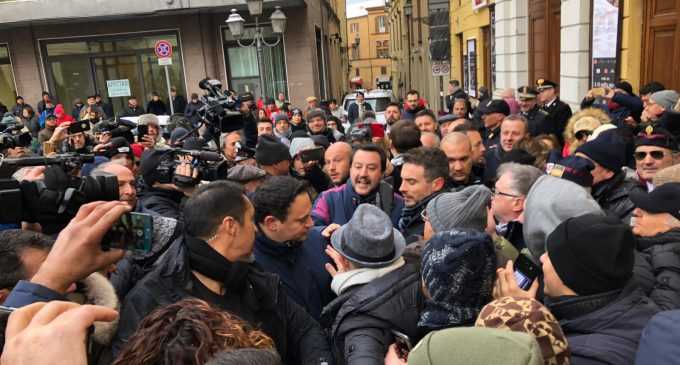 Salvini a Chieti: "Per me la polemica non esiste"