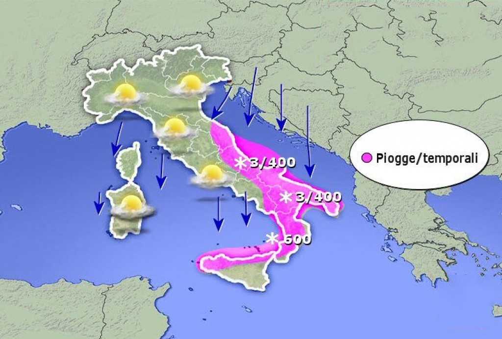 Meteo: Freddo Con Pioggia E Neve Ecco Il Dettaglio Dove E Fino A Quando ...