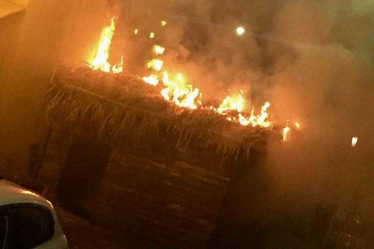 Incendiato capanna presepe vivente a Simeri Crichi, indagini