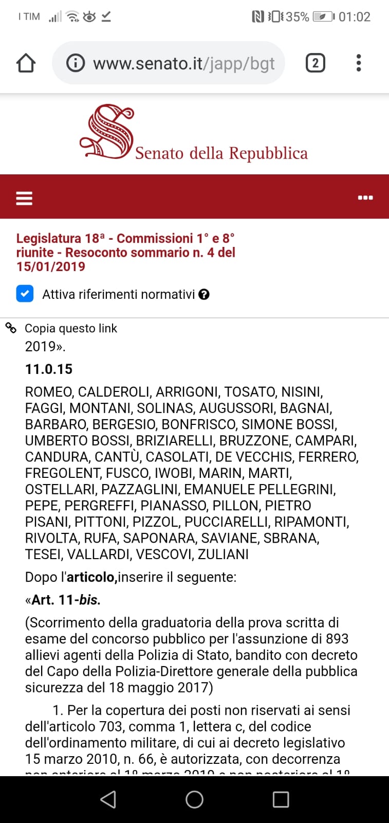 Lettera aperta dei concorsisti che saranno ingiustamente esclusi dal 1148 allievi agenti polizia