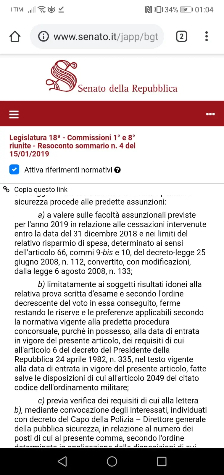 Lettera aperta dei concorsisti che saranno ingiustamente esclusi dal 1148 allievi agenti polizia