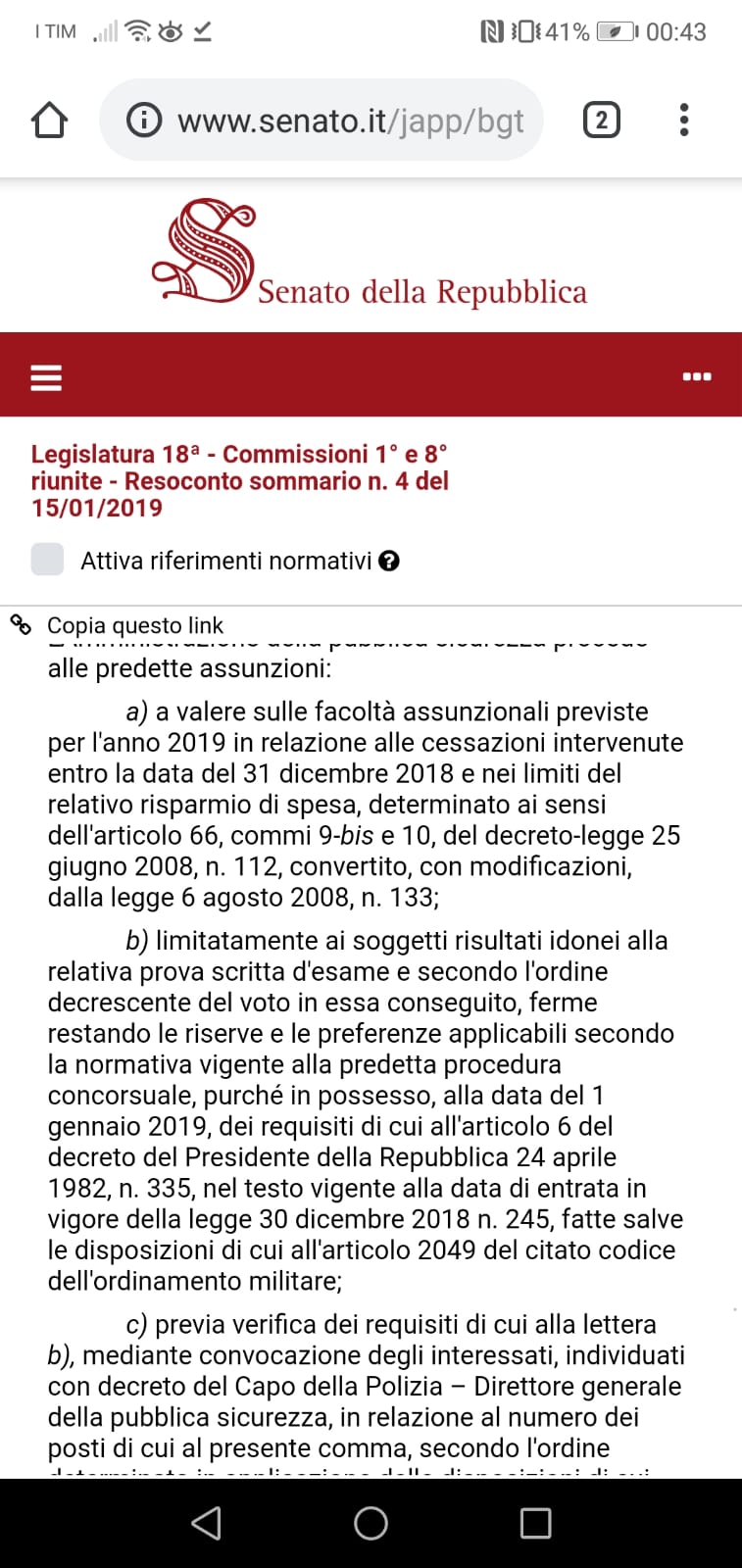 Lettera aperta dei concorsisti che saranno ingiustamente esclusi dal 1148 allievi agenti polizia