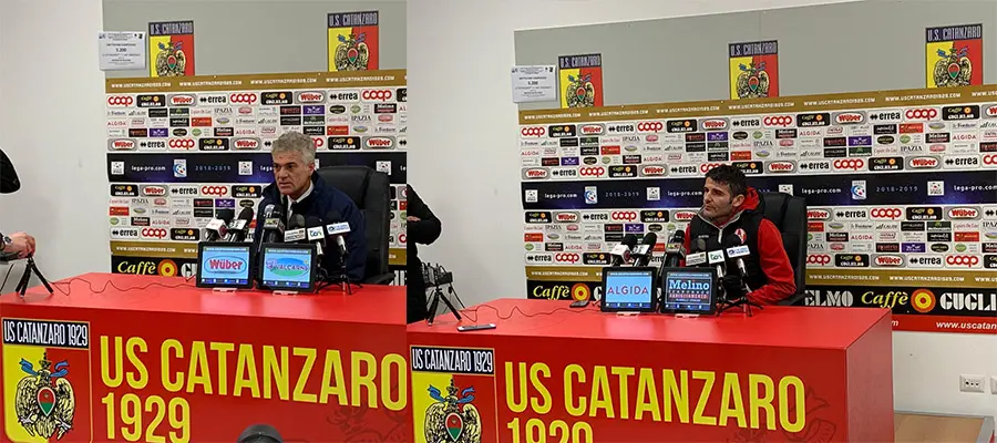 Catanzaro-Rende 3-0: i commenti negli spogliatoi (Video)