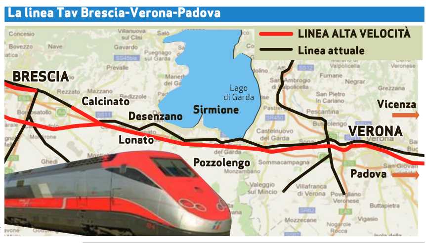 Tav: Centinaio a M5s, Brescia-Verona "serve e va realizzata"