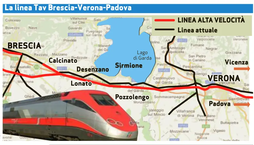 Tav: Centinaio a M5s, Brescia-Verona "serve e va realizzata"