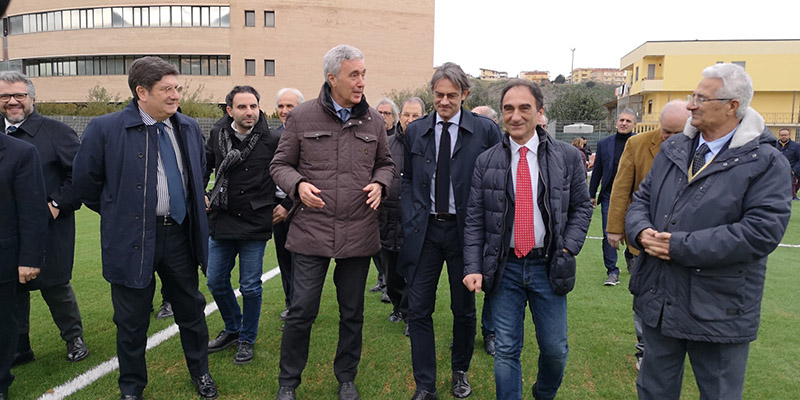 Il sindaco Abramo: “con il secondo campo in erba sintetica si arricchisce la piccola Coverciano