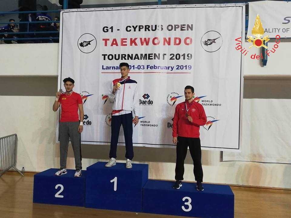 Oro per il G.S. VVF “A. Gesualdo” di Catanzaro agli Open di Cipro!