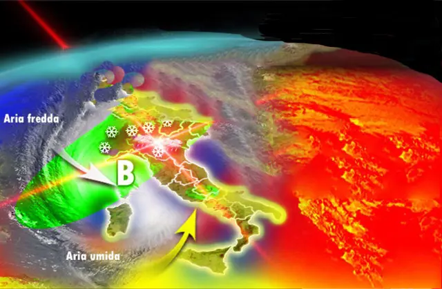 Meteo: Weekend con ribaltone. Tornano pioggia, vento e neve, previsioni su Nord, Sud e Isole