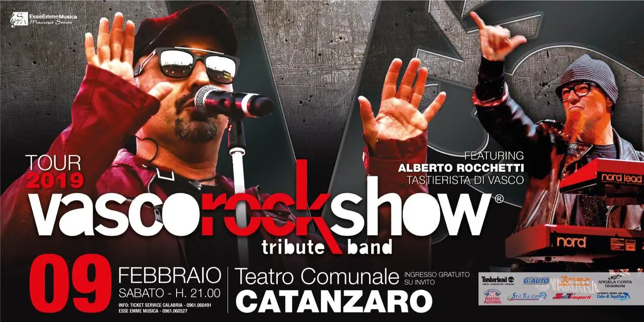 Tutto pronto per il primo “Vascoday” in Calabria, questa sera al teatro Comunale di Catanzaro