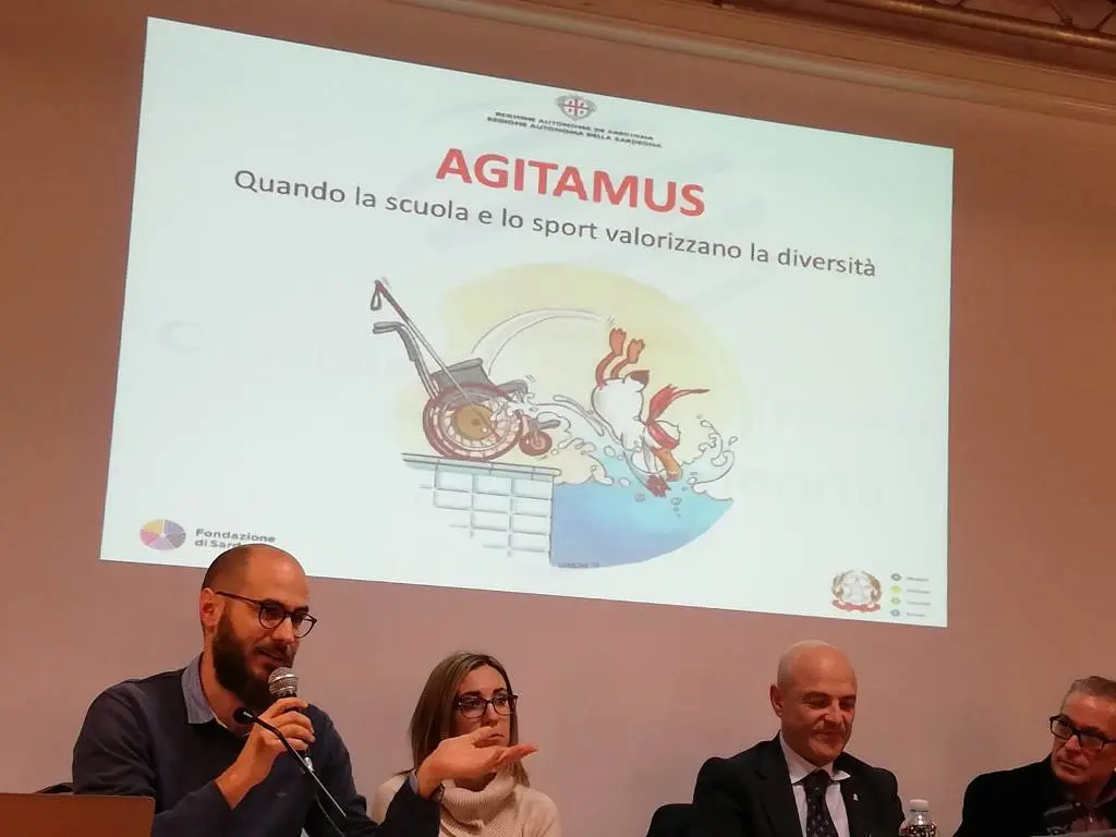 CIP Sardegna: tanti alunni al finale di Agitamus con il presidente Luca Pancalli