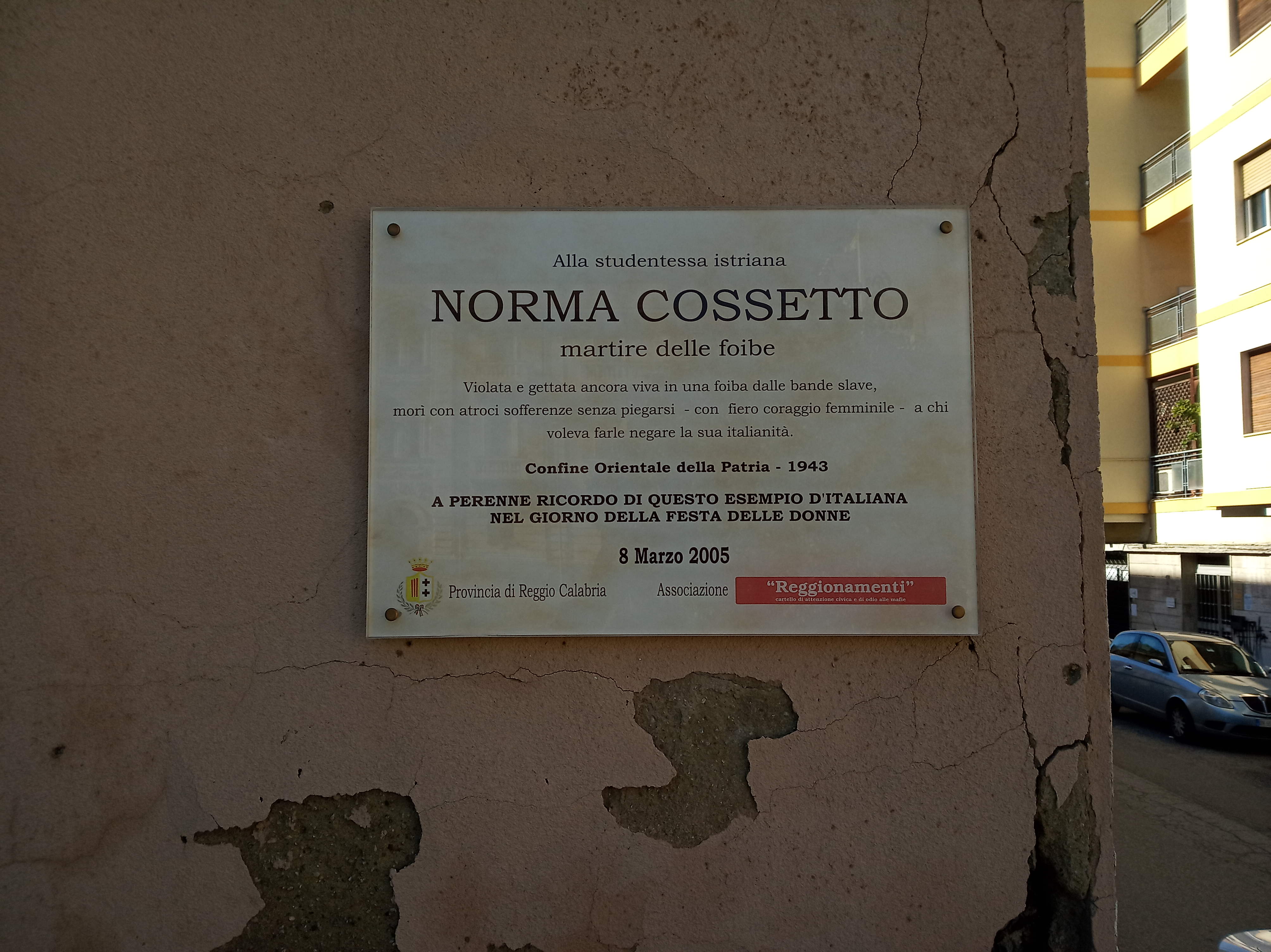 10 febbraio, anche Reggio ricorda le vittime delle Foibe