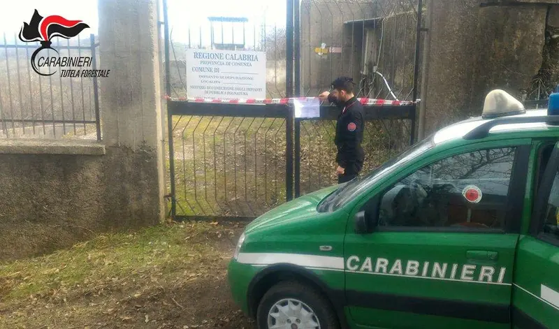 San Martino di Finita: Posto sotto sequestro depuratore comunale