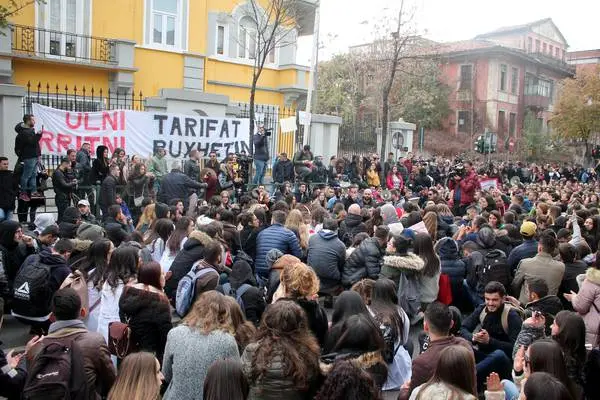 Protesta in Albania