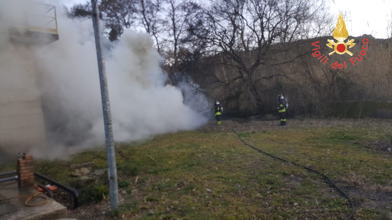 Divampato depuratore nel catanzarese, sul posto il Sindaco i Cc e I VVF