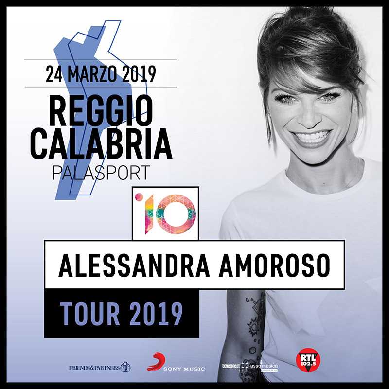 Verso il tutto esaurito per Alessandra Amoroso e il suo “10” in concerto il 24 al PalaCalafiore