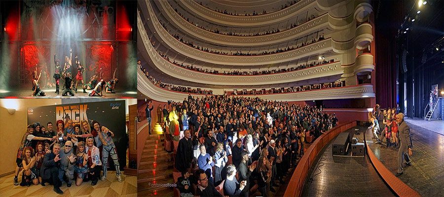 Trionfo a Catanzaro per "We Will Rock You" il musical dei Queen, premiato come miglior musical...