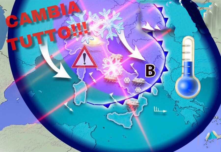 Meteo: Arrivano 2 attacchi invernali con neve e gelo, previsioni su Nord, Centro, Sud e Isole