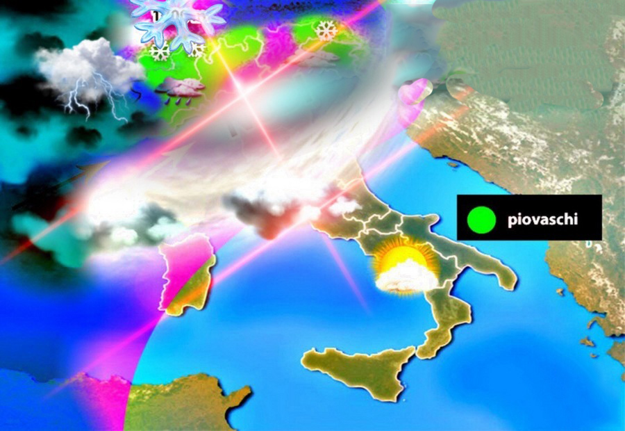 Meteo: weekend ecco le zone a rischio, previsioni su Nord, Centro, Sud e Isole