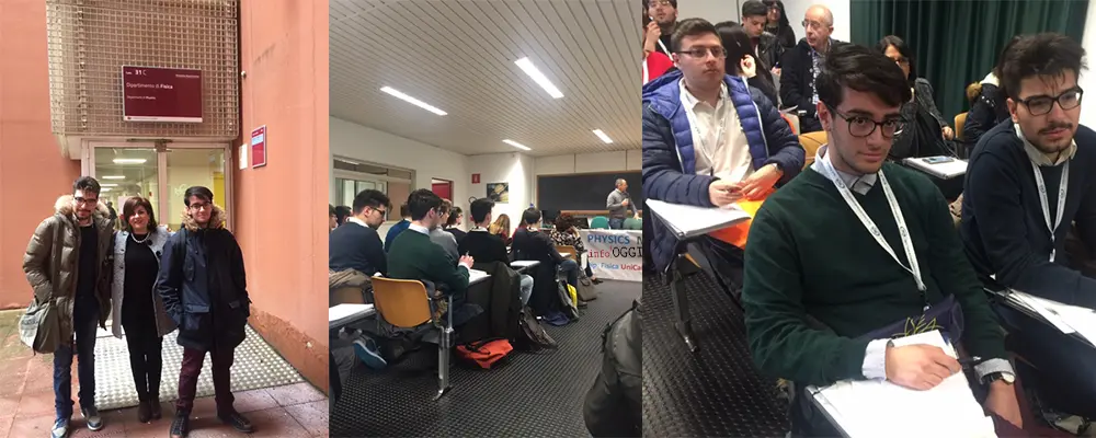 Due catanzaresi del P. Galluppi, Ciambrone e Scarpino al Physics MasterClasses 2019