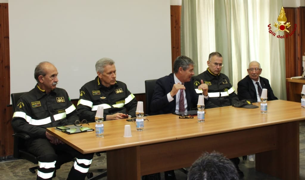 Fabio Dattilo, Emilio Occhiuzzi e Francesco Notaro in visita al Comando Provinciale di Catanzaro