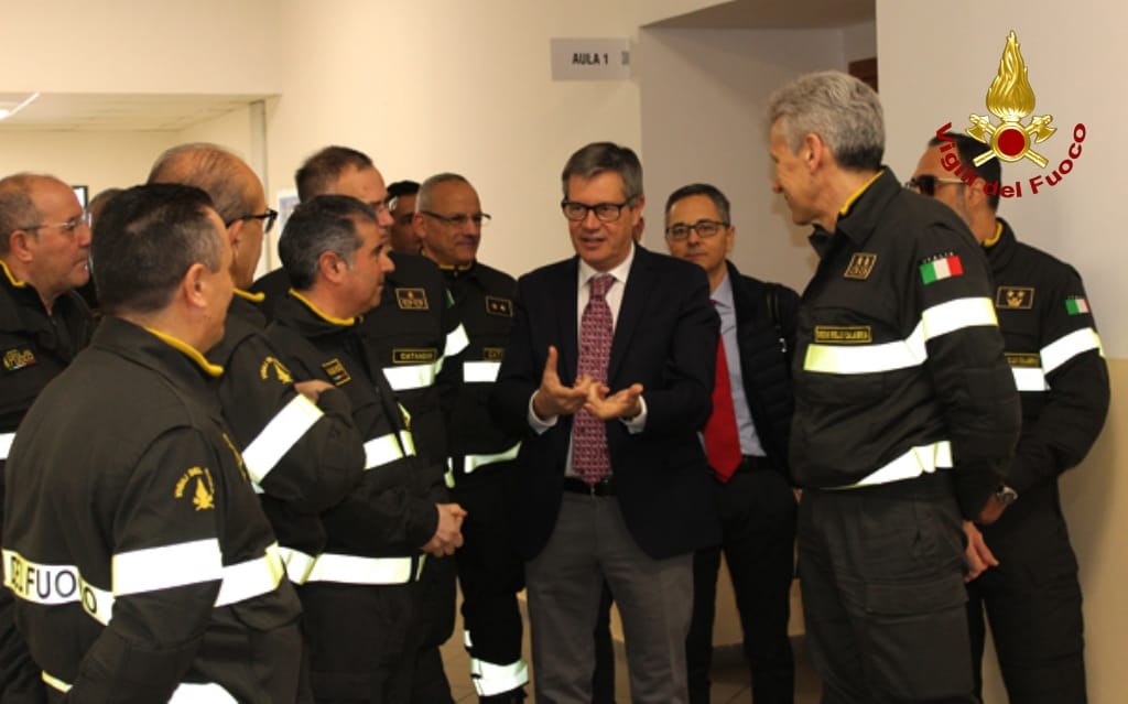 Fabio Dattilo, Emilio Occhiuzzi e Francesco Notaro in visita al Comando Provinciale di Catanzaro