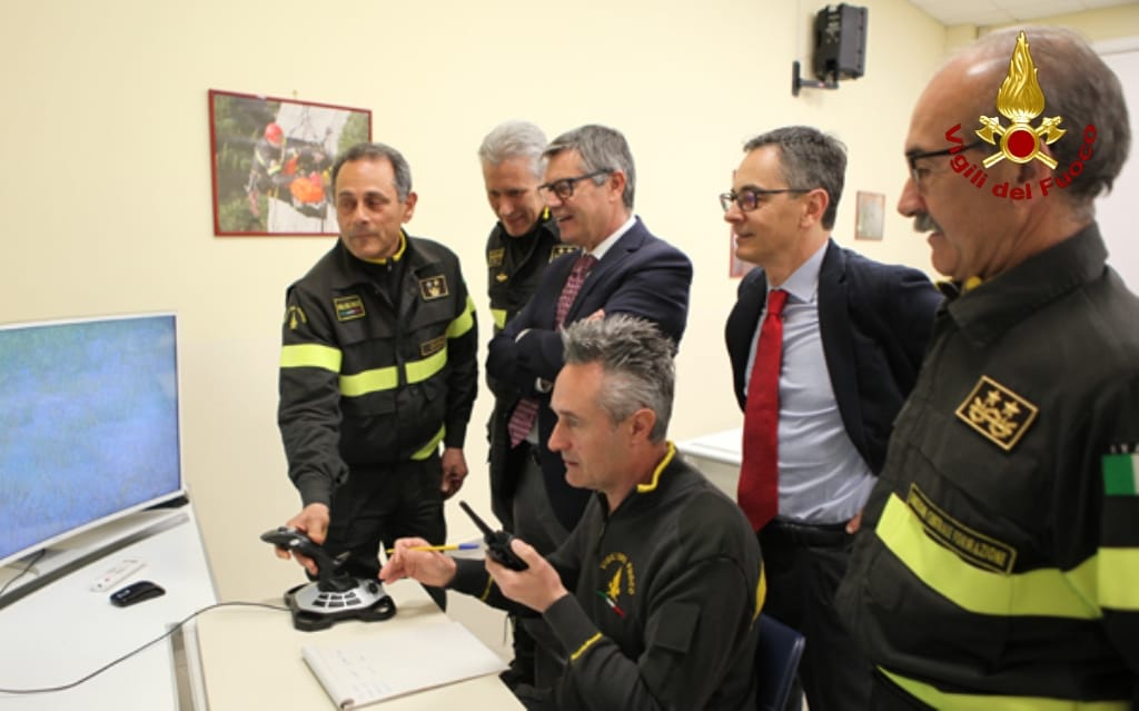 Fabio Dattilo, Emilio Occhiuzzi e Francesco Notaro in visita al Comando Provinciale di Catanzaro