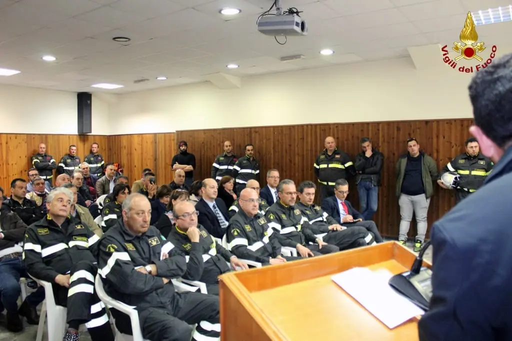 Fabio Dattilo, Emilio Occhiuzzi e Francesco Notaro in visita al Comando Provinciale di Catanzaro