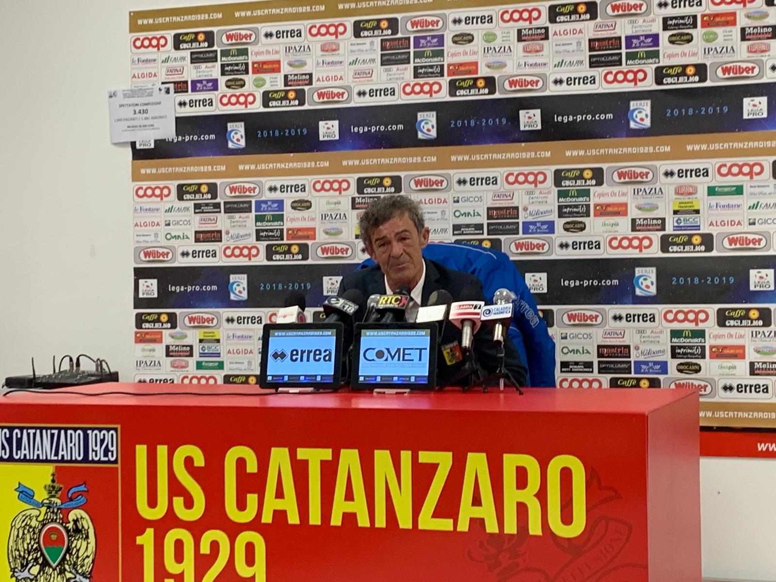 Serie C: 32° giornata Catanzaro-Sicula Leonzio 3-0, i commenti in sala stampa