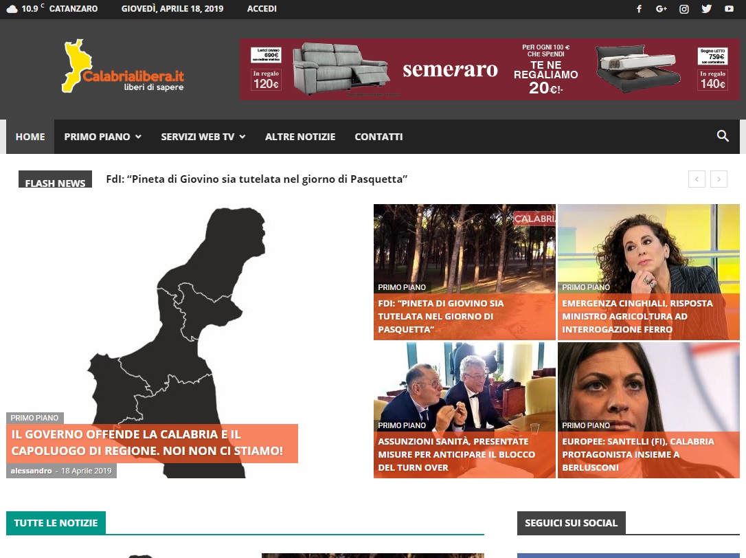 Consiglio dei Ministri a Reggio Calabria, anche la stampa catanzarese protesta