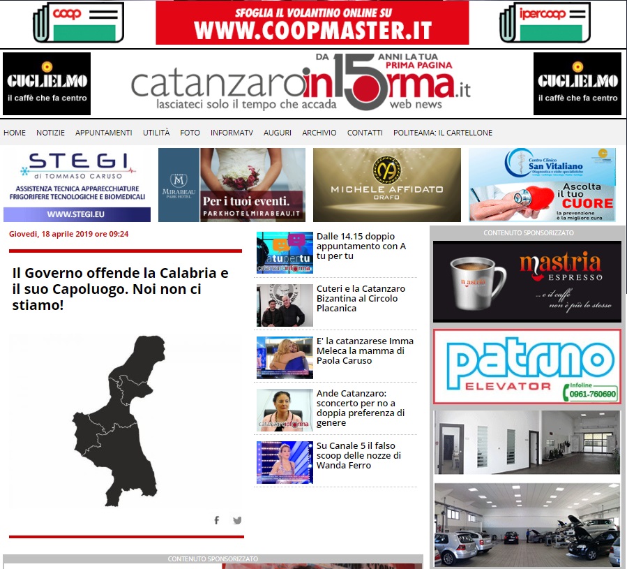 Consiglio dei Ministri a Reggio Calabria, anche la stampa catanzarese protesta