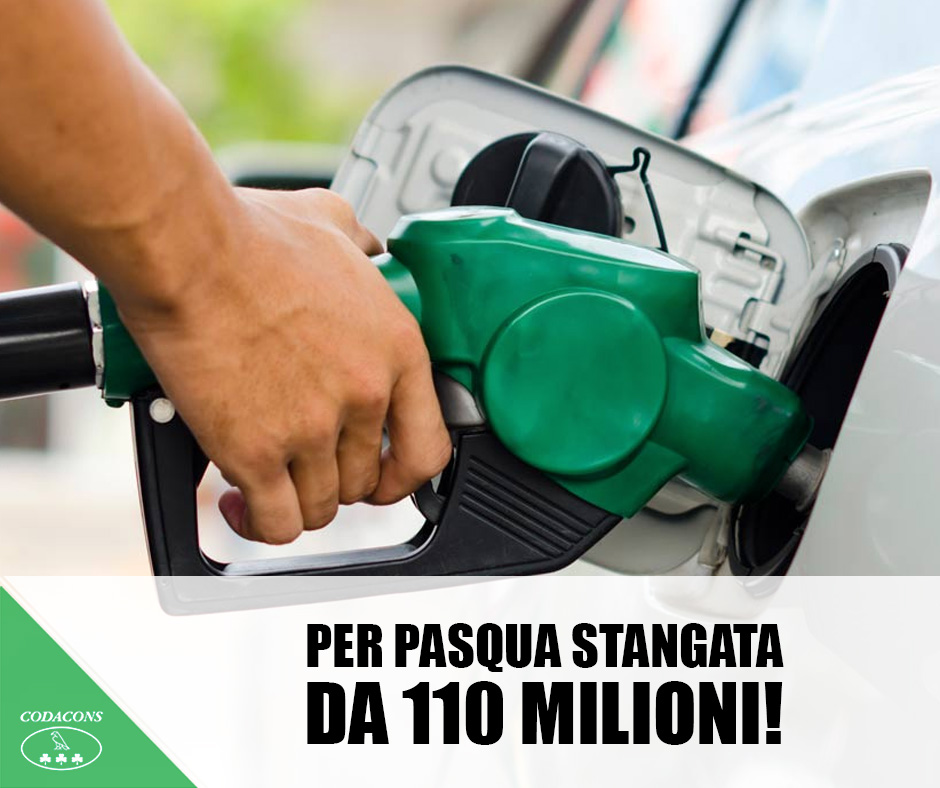 Benzina, Codacons: stangata di Pasqua da 4 milioni di euro per i calabresi