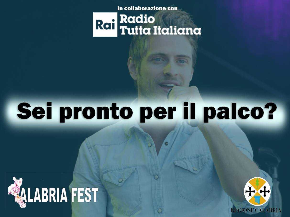 “Calabria Fest - tutta italiana” 6, 7 e 8 giugno a Lamezia Terme (Cz)