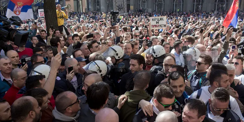 Serbia: a Belgrado nuova protesta contro 'autoritarismo' Vucic