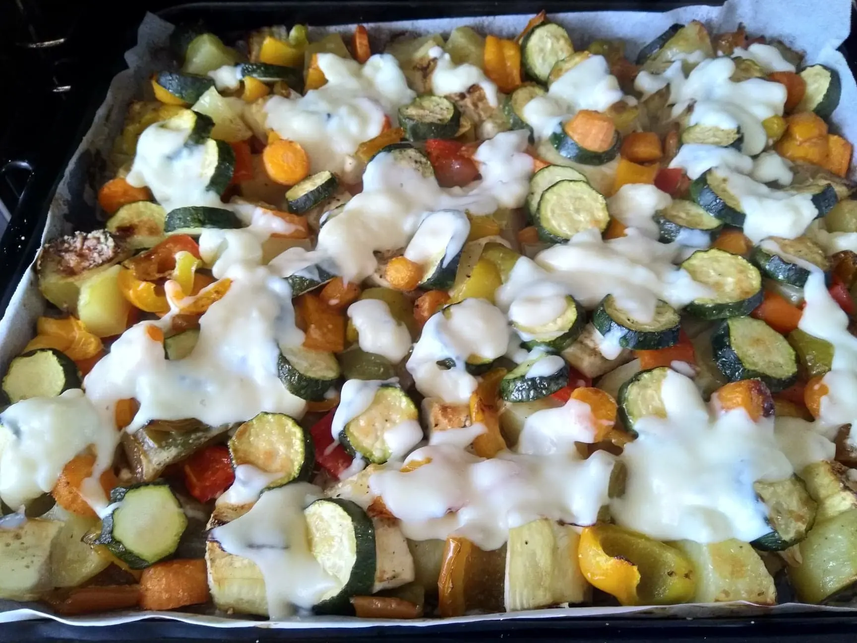 Misto di verdure gratinato