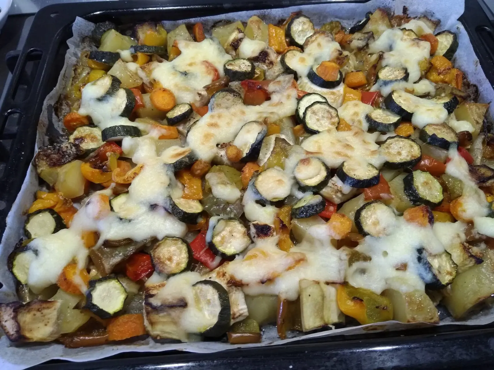 Misto di verdure gratinato