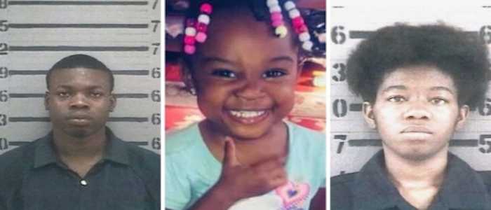 Usa, bambina di 3 anni stuprata e uccisa: arrestati madre e patrigno